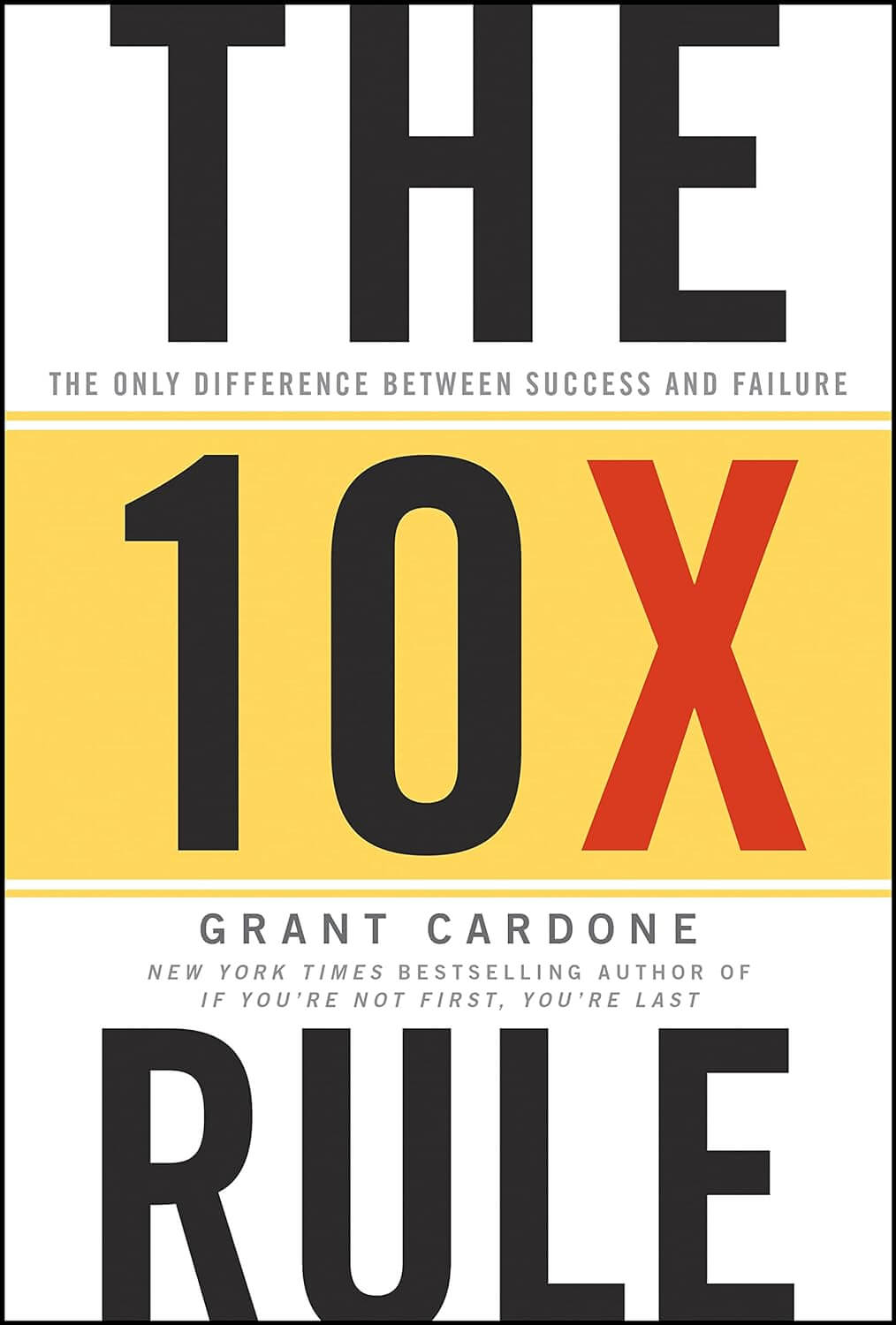 2. Grant Cardone - 'The 10X Rule' 🚀