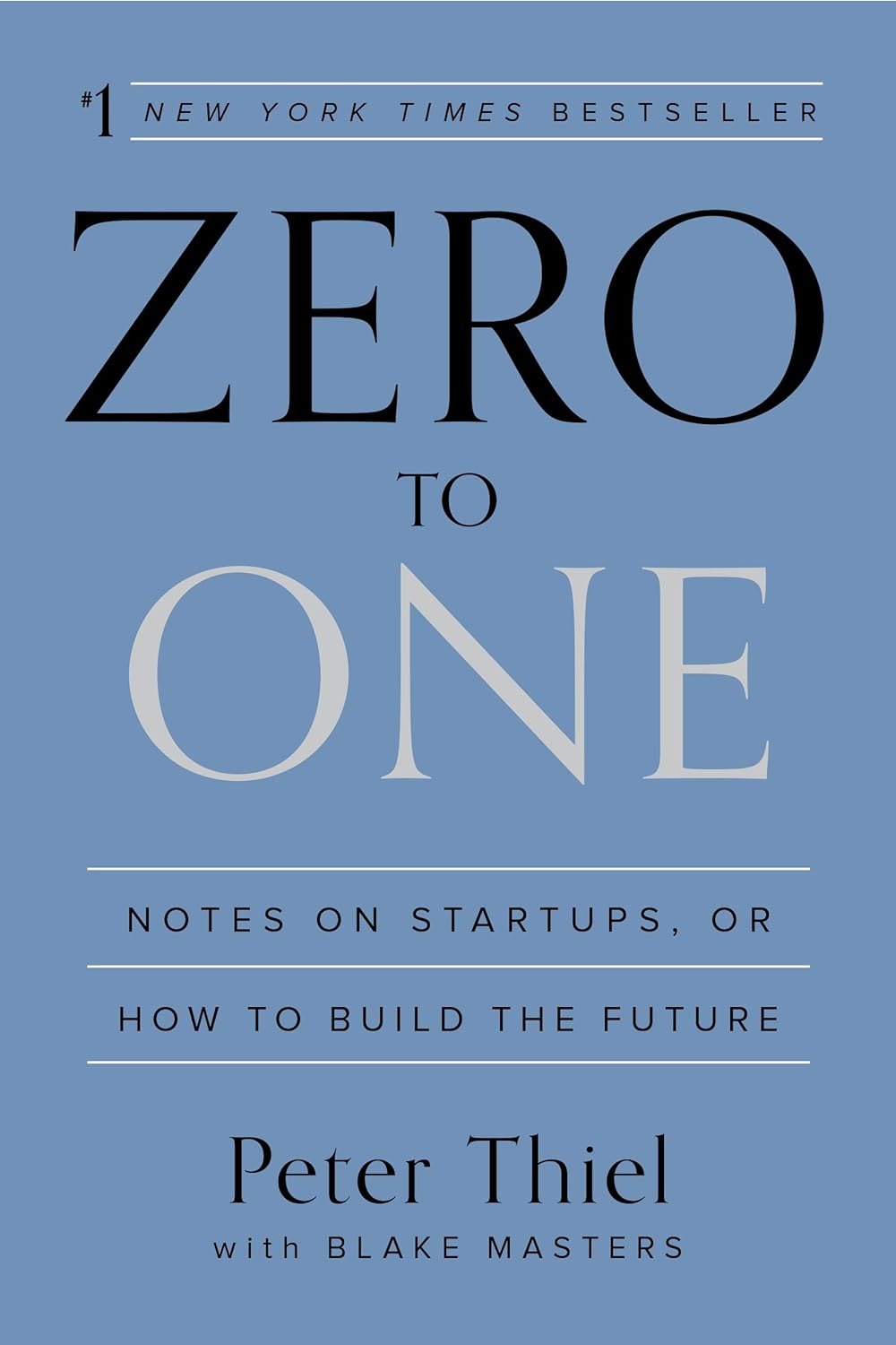 1. Peter Thiel - 'Zero to One' 🚀