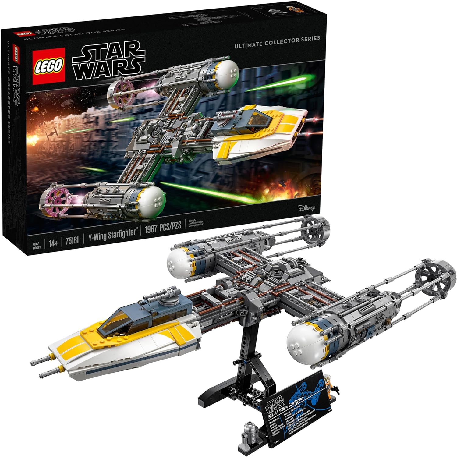 10. LEGO Star Wars UCS Y-wing Bomber (#75181) - $99.99 🛩