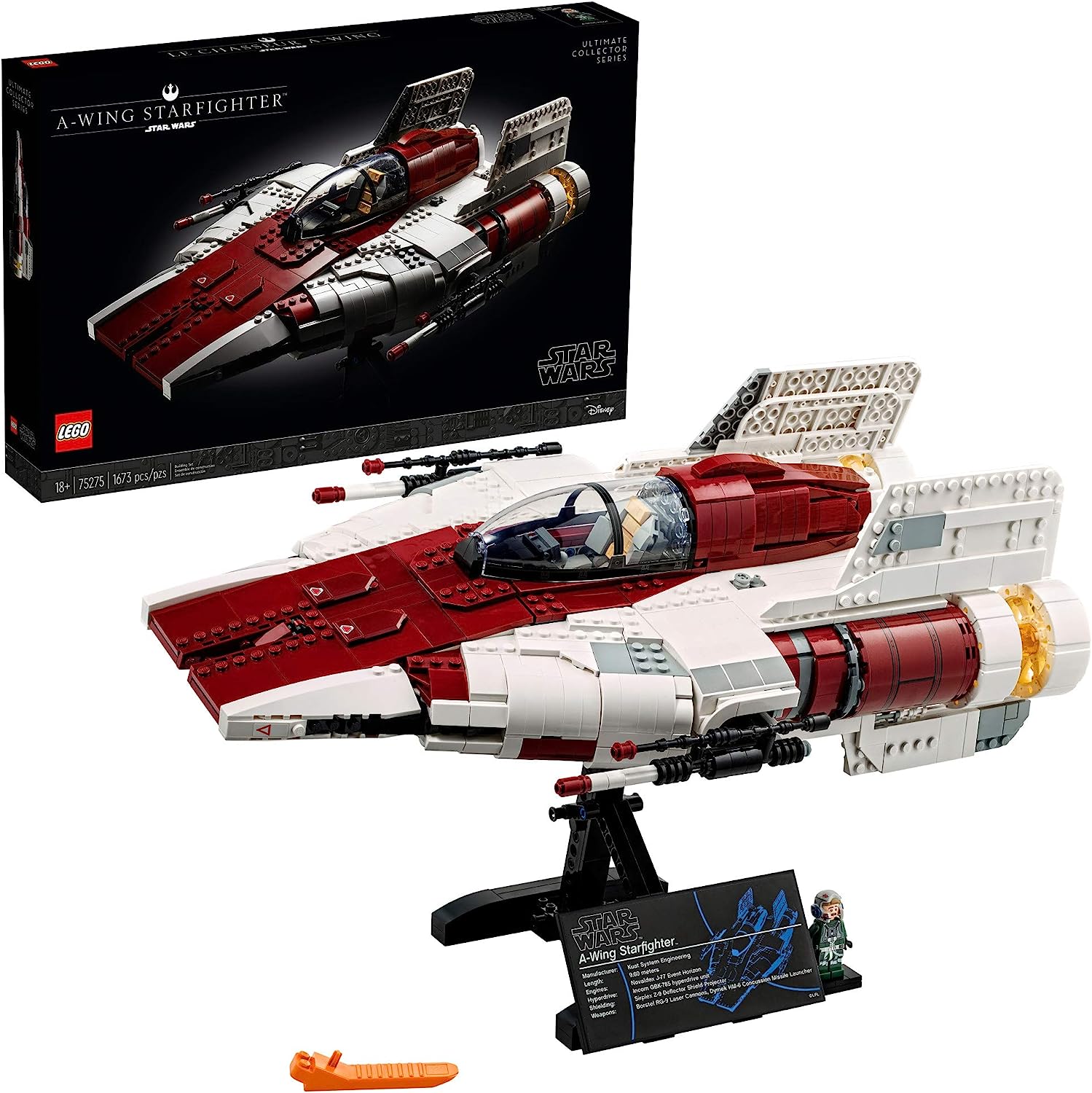 5. LEGO Star Wars UCS A-wing Fighter (#75275) - $149.99 🛩